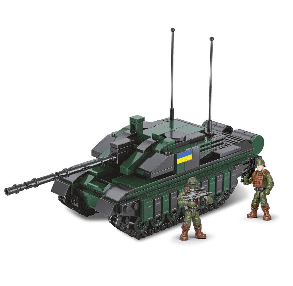 Конструктор Військова техніка ЗСУ (407 дет, танк Challenger 2) KB 1144 - 3