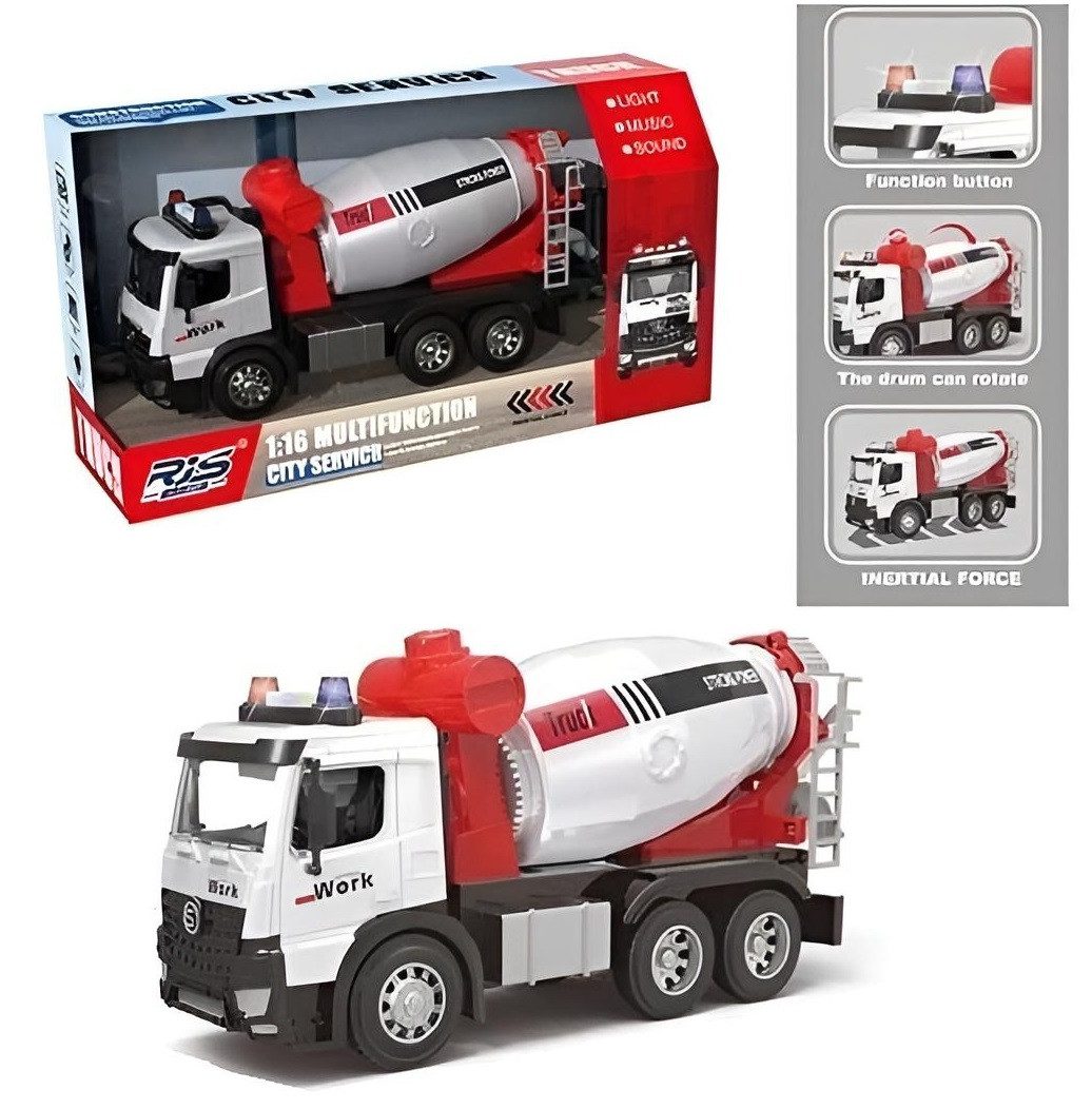 Іграшка інерційний Бетонозмішувач (світло, звук) GX02A - 2