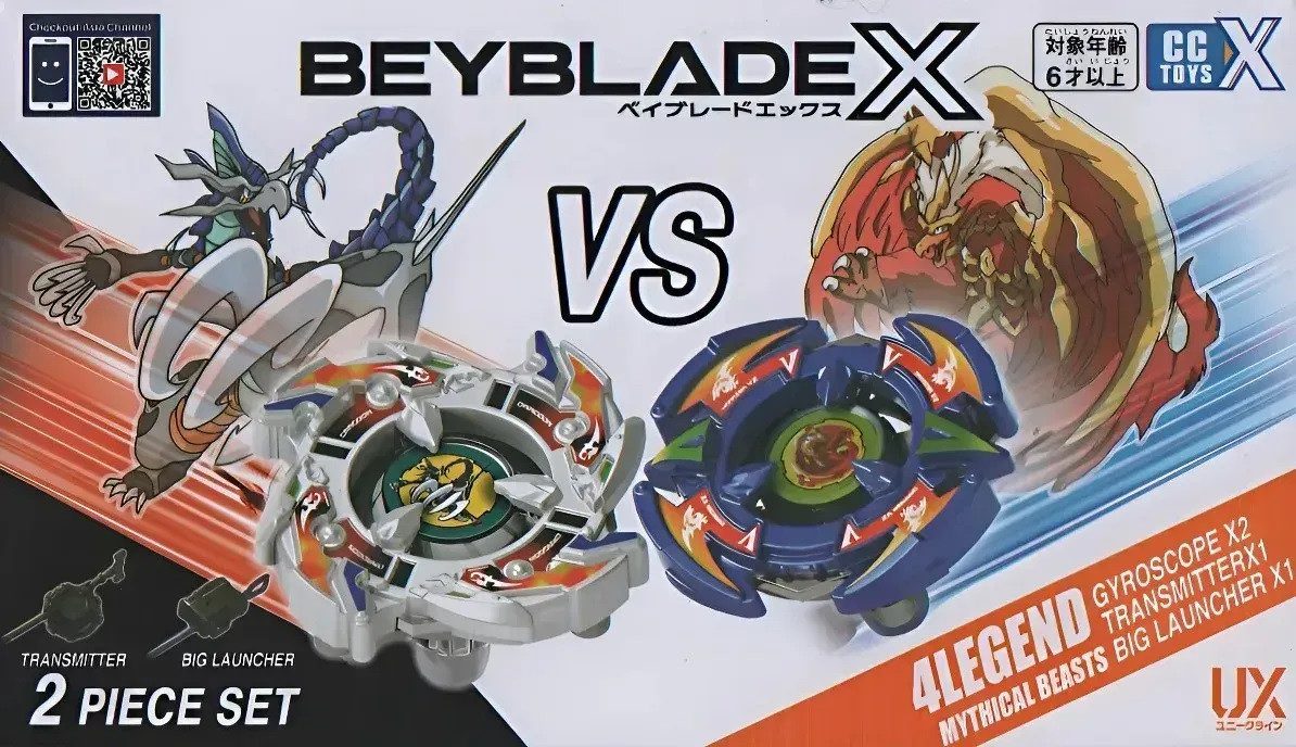 Ігровий набір бейблейдів BeyBlade (2 дзиґи, 2 запуски) F 711 (SB) - 6