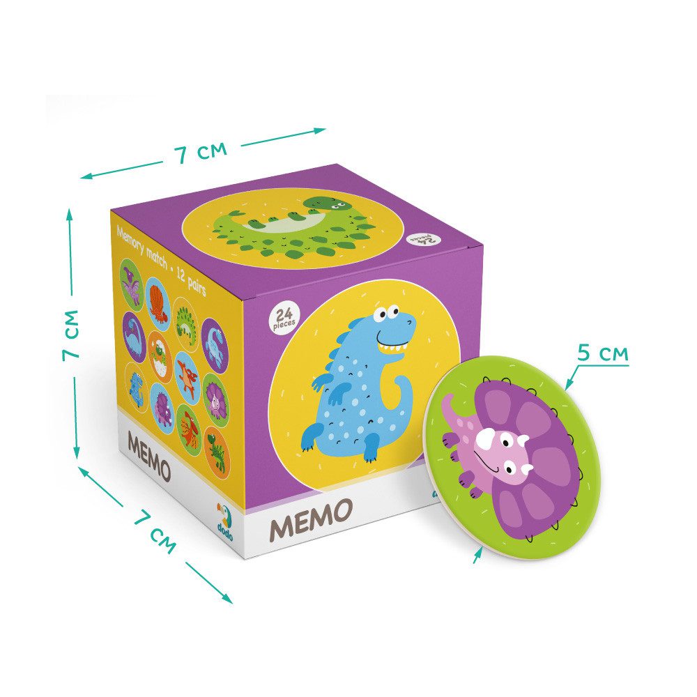 Гра Міні Мемо Динозаври Dodo 300142 - 6
