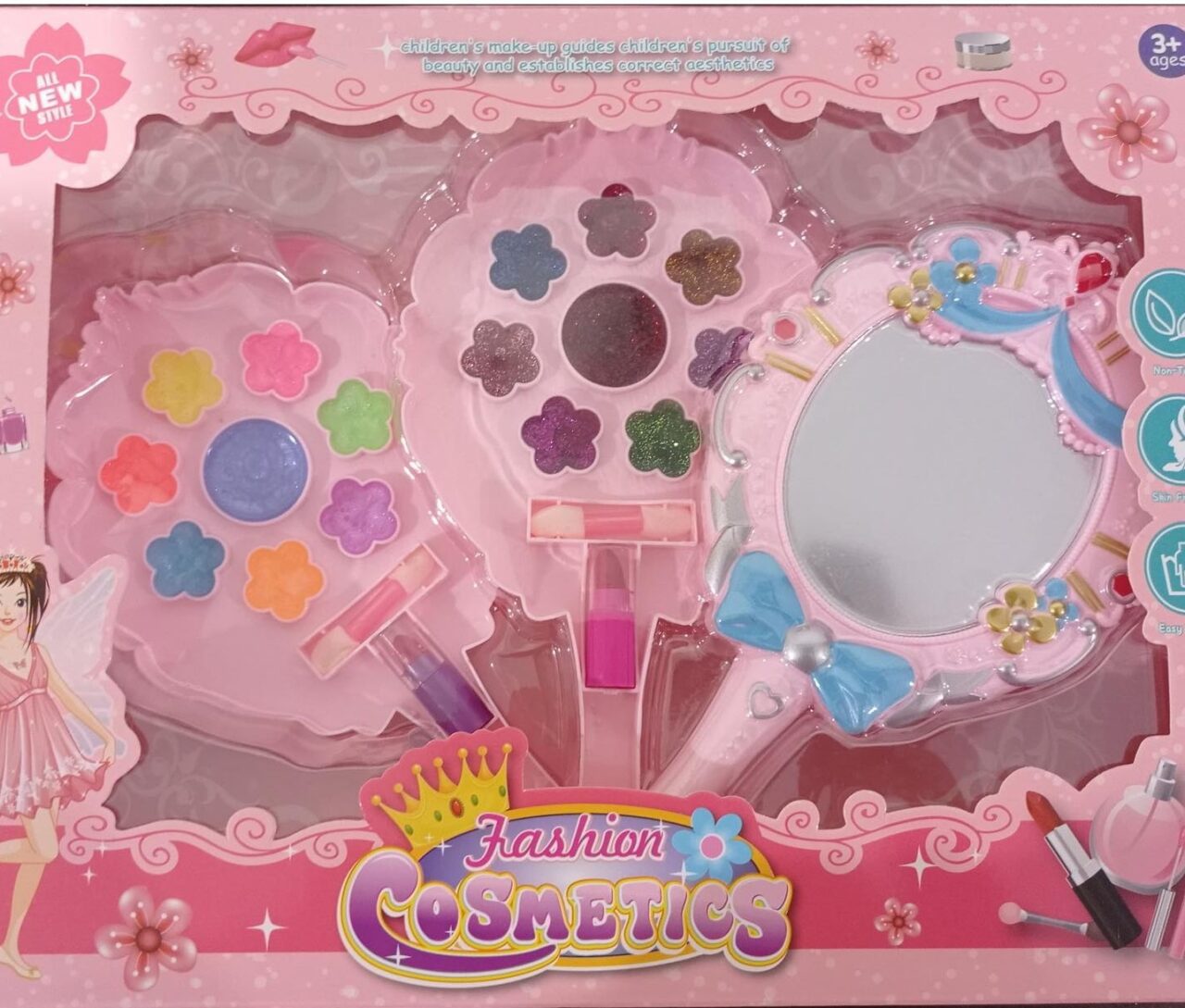 Дитяча косметика Дзеркало (тіні, блиск, помада) 2329B-8 - 3