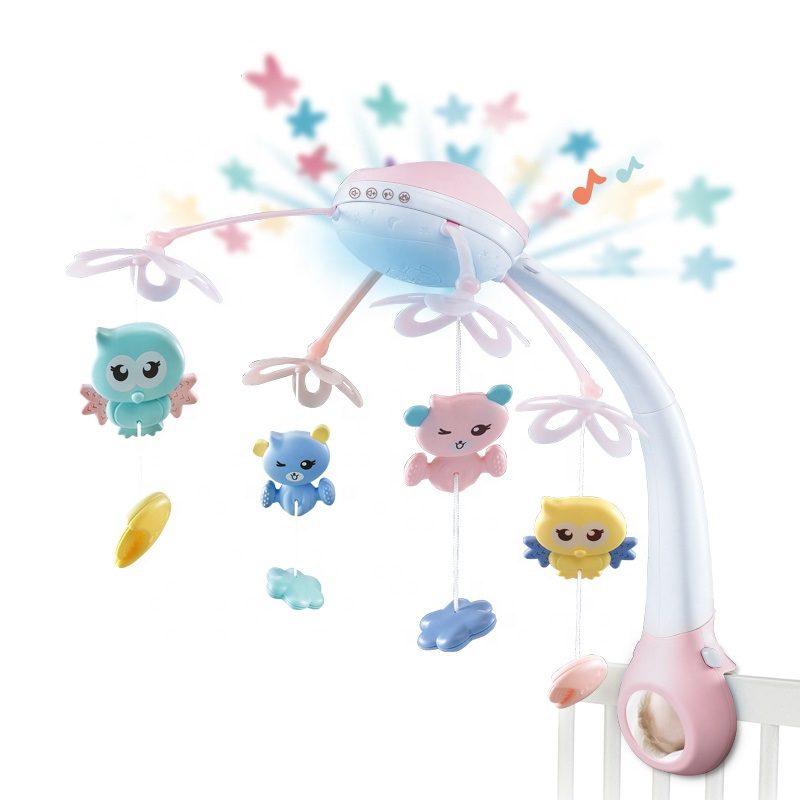 Музична карусель TK Group (рожева, з пультом та проєктором) 56810 - 2