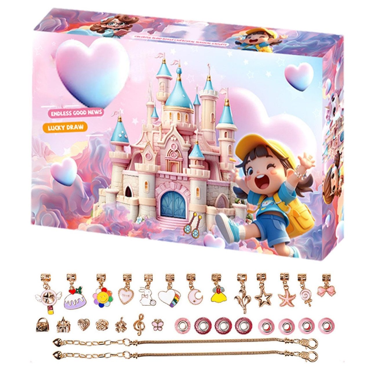 Набір прикрас (адвент-календар, шарми, підвіски) 610 S01