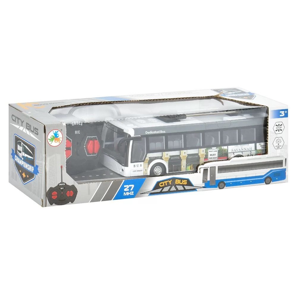 Автобус на радіоуправлінні City Bus (тролейбус, пульт, акумулятор) JC-043A - 2