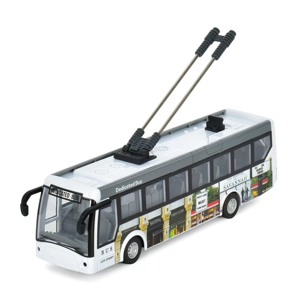 Автобус на радіоуправлінні City Bus (тролейбус, пульт, акумулятор) JC-043A - 5