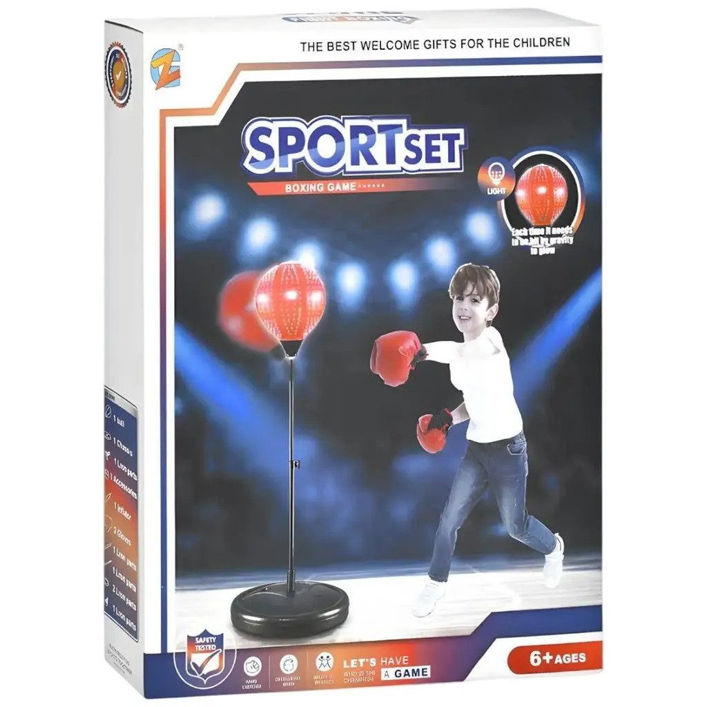 Боксерський набір на стійці (з підсвічуванням) MR 1508 - 2