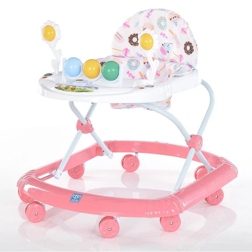 Дитячі музичні ходунки (8 коліс) M 5033-2 - 4