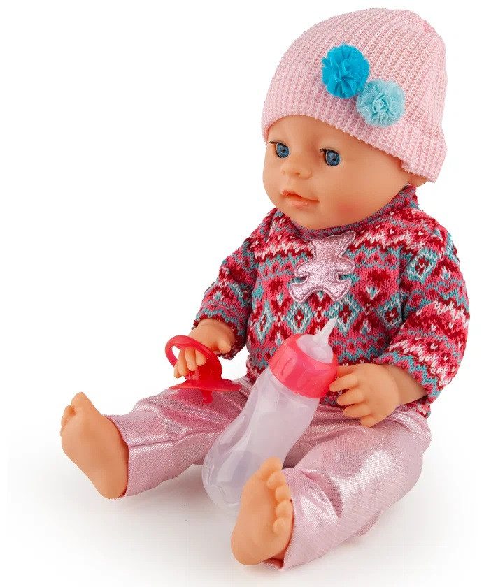 Музична функціональна лялька пупс Диво маля (40 см, сенсорн.) YL2540C-B-DM-UA - 2