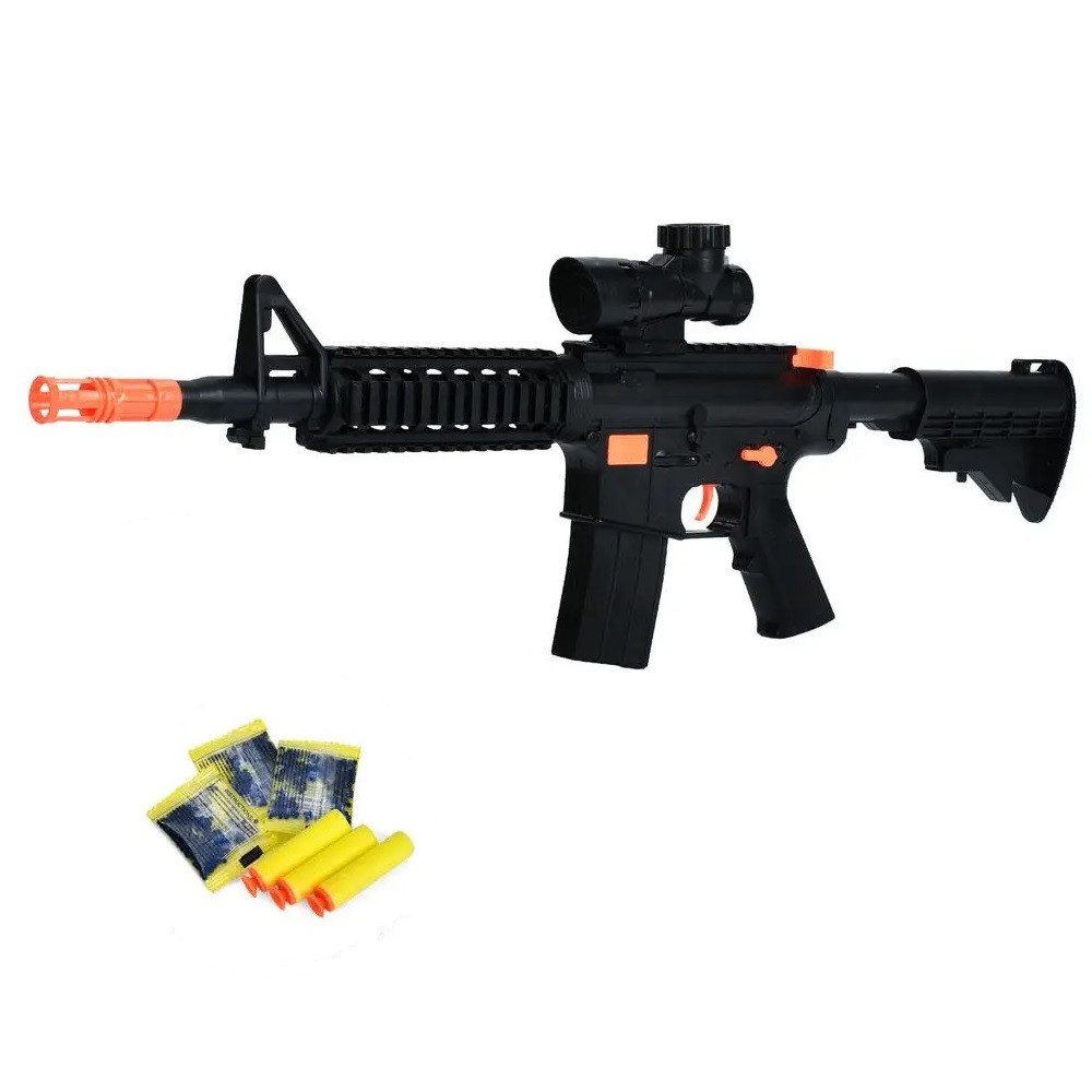 Дитячий іграшковий автомат на водяних та м'яких кулях (67 см) G160B - 2