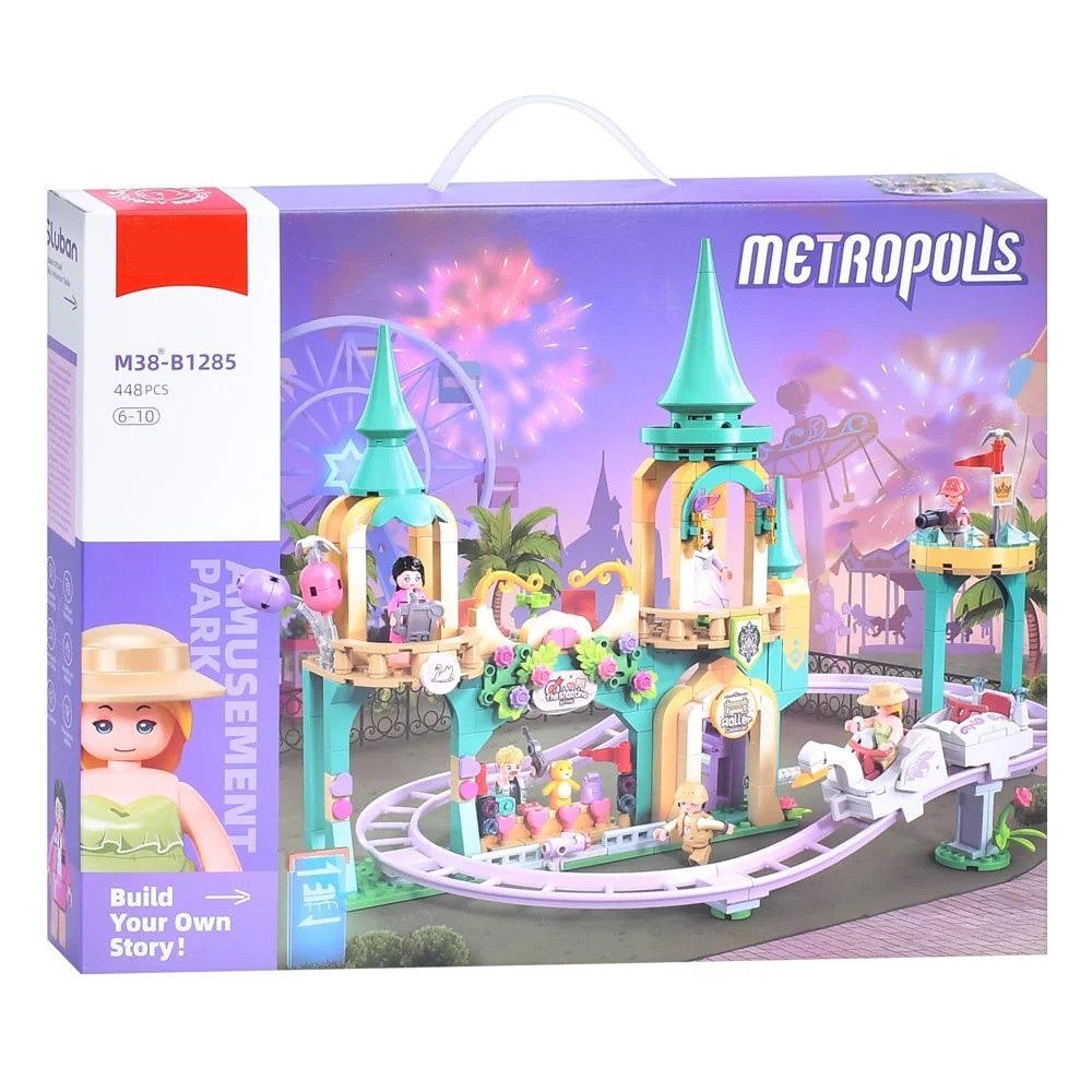 Конструктор Парк розваг Metropolis Рожева серія (448 деталей) M38-B1285 - 6