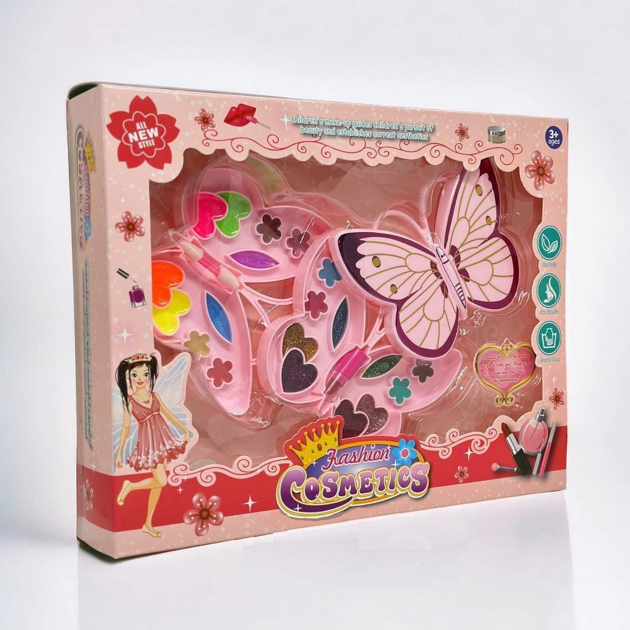 Дитяча косметика Метелик (тіні, блиск, помада) 2298A-8 - 3