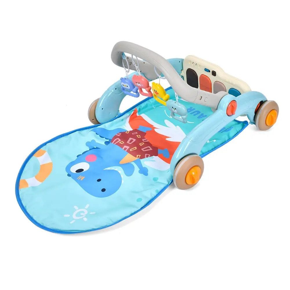 Каталка ігровий центр Перші кроки 2 в 1 з килимком та піаніно 6668 - 2