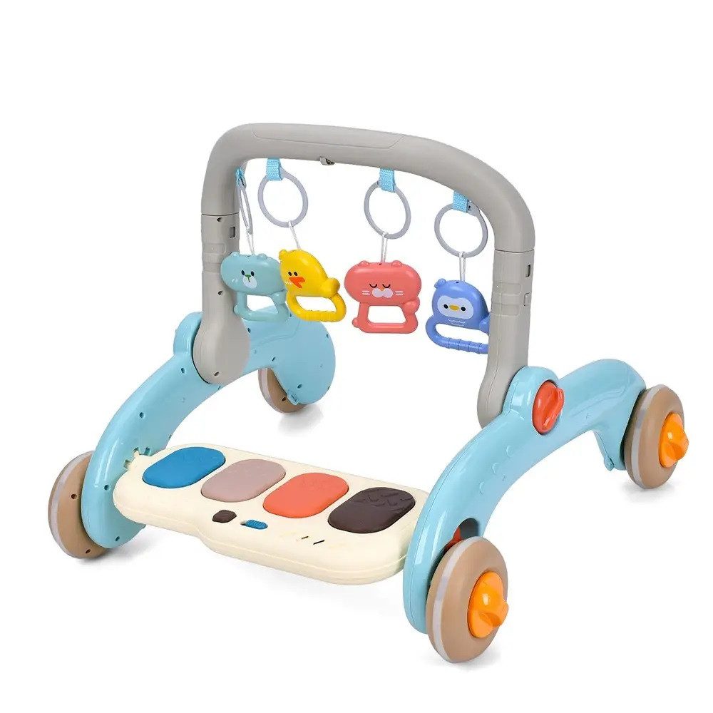 Каталка ігровий центр Перші кроки 2 в 1 з килимком та піаніно 6668 - 6