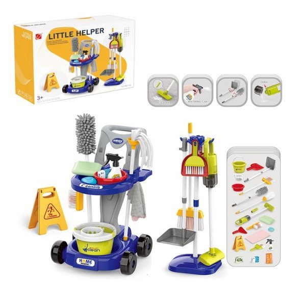 Візок для прибирання (набір з пилососом, відром та аксесуарами) 667-66 - 2