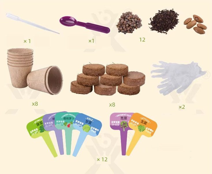 Теплиця для вирощування рослин (набір, сонячна панель, лампа) MBL 313 - 5