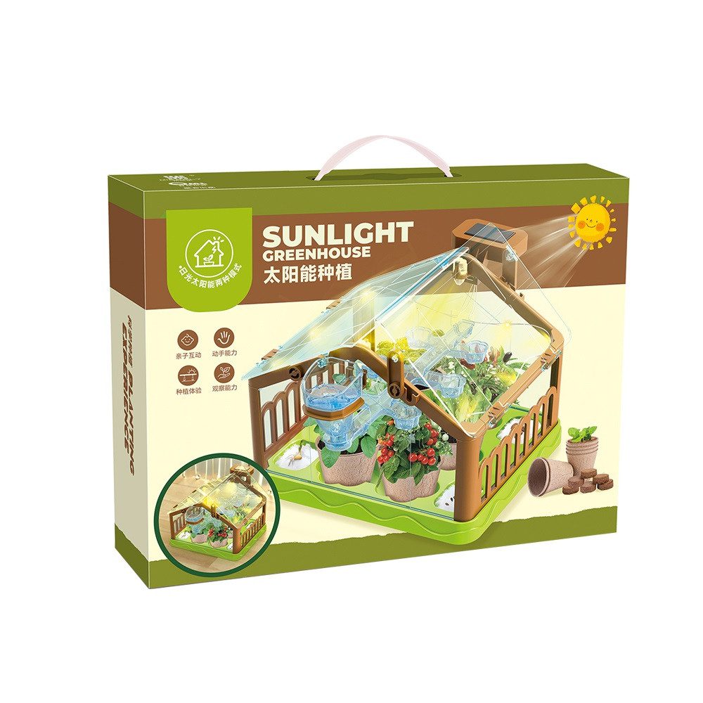 Теплиця для вирощування рослин (набір, сонячна панель, лампа) MBL 313 - 2