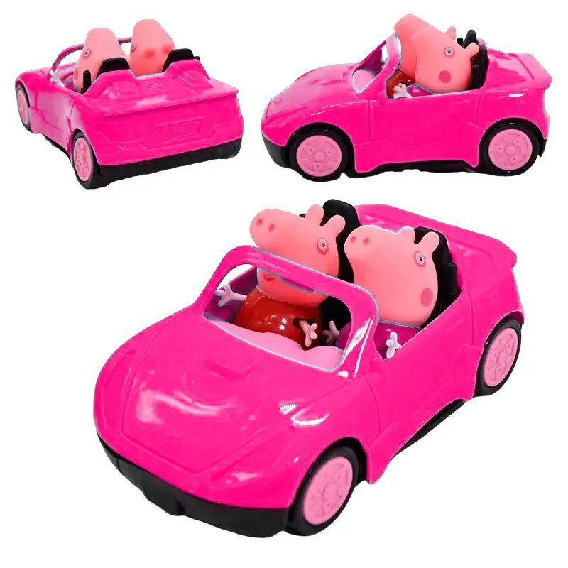 Набір героїв Сім'я свинок (7 фігурок, машинка, мотоцикл) 1830 H - 3