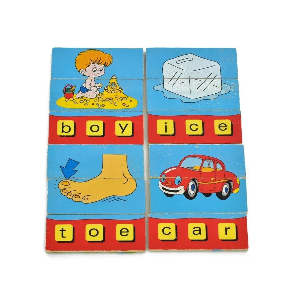 Дерев'яна іграшка Куб-сортер Limo Toy (4 фігурки, дерев'яні пазли) MD 1853 - 3