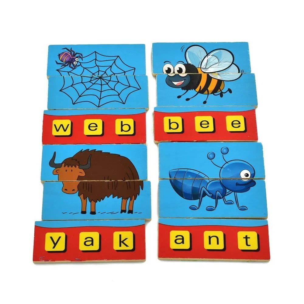 Дерев'яна іграшка Куб-сортер Limo Toy (4 фігурки, дерев'яні пазли) MD 1853 - 4