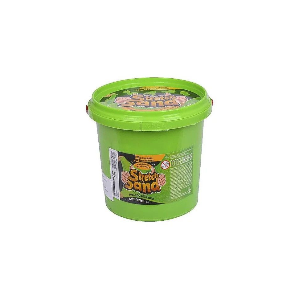 Креативна творчість Stretch Sand Danko Toys (кінетичний пісок в банці, 700 г) STS-01-01U - 3