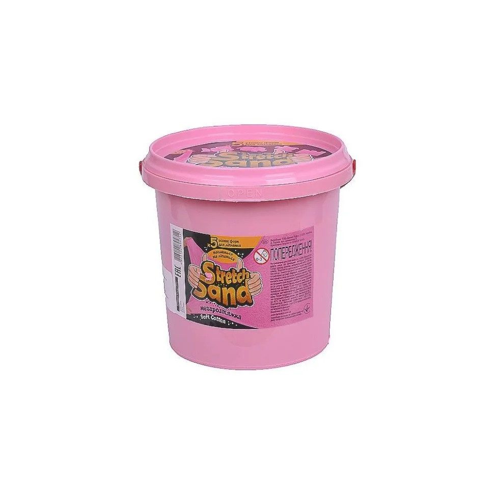 Креативна творчість Stretch Sand Danko Toys (кінетичний пісок в банці, 700 г) STS-01-01U - 2