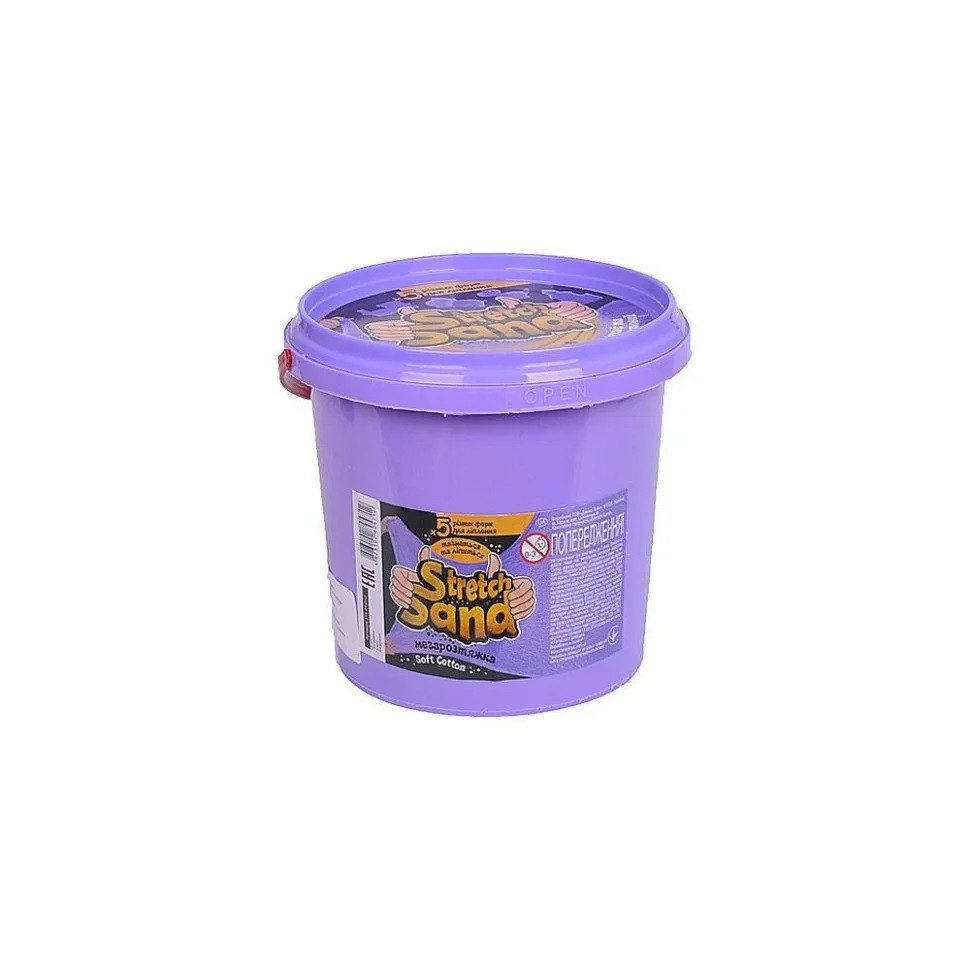 Креативна творчість Stretch Sand Danko Toys (кінетичний пісок в банці, 700 г) STS-01-01U - 4