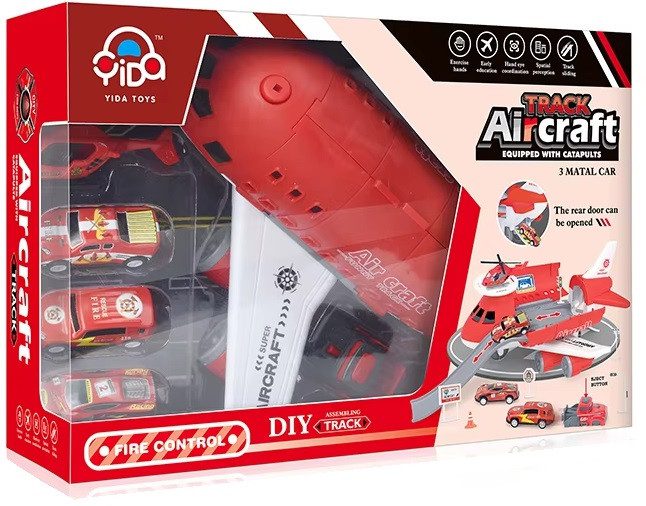 Парковка літак Пожежна техніка (з транспортом, 5 шт.) Y2131 - 4