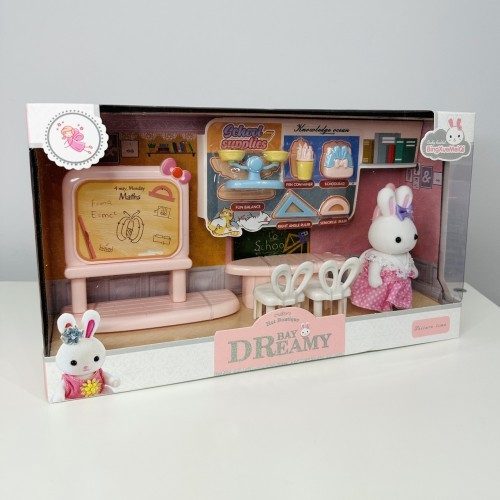 Ігровий набір меблів із флоксовими тваринами (зайчик, шкільний клас) 6670 - 4