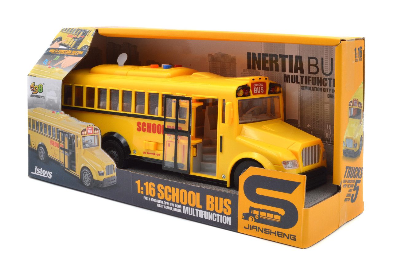 Іграшка музичний автобус (1:16, на батарейках) JS 125 - 4