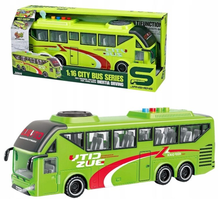 Іграшка музичний міський автобус (1:16, на батарейках) JS 162 - 2