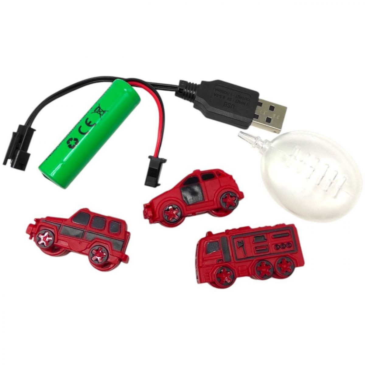 Пожежна машина на радіокеруванні (з катапультою, бризкає водою) GC169-B20 - 2