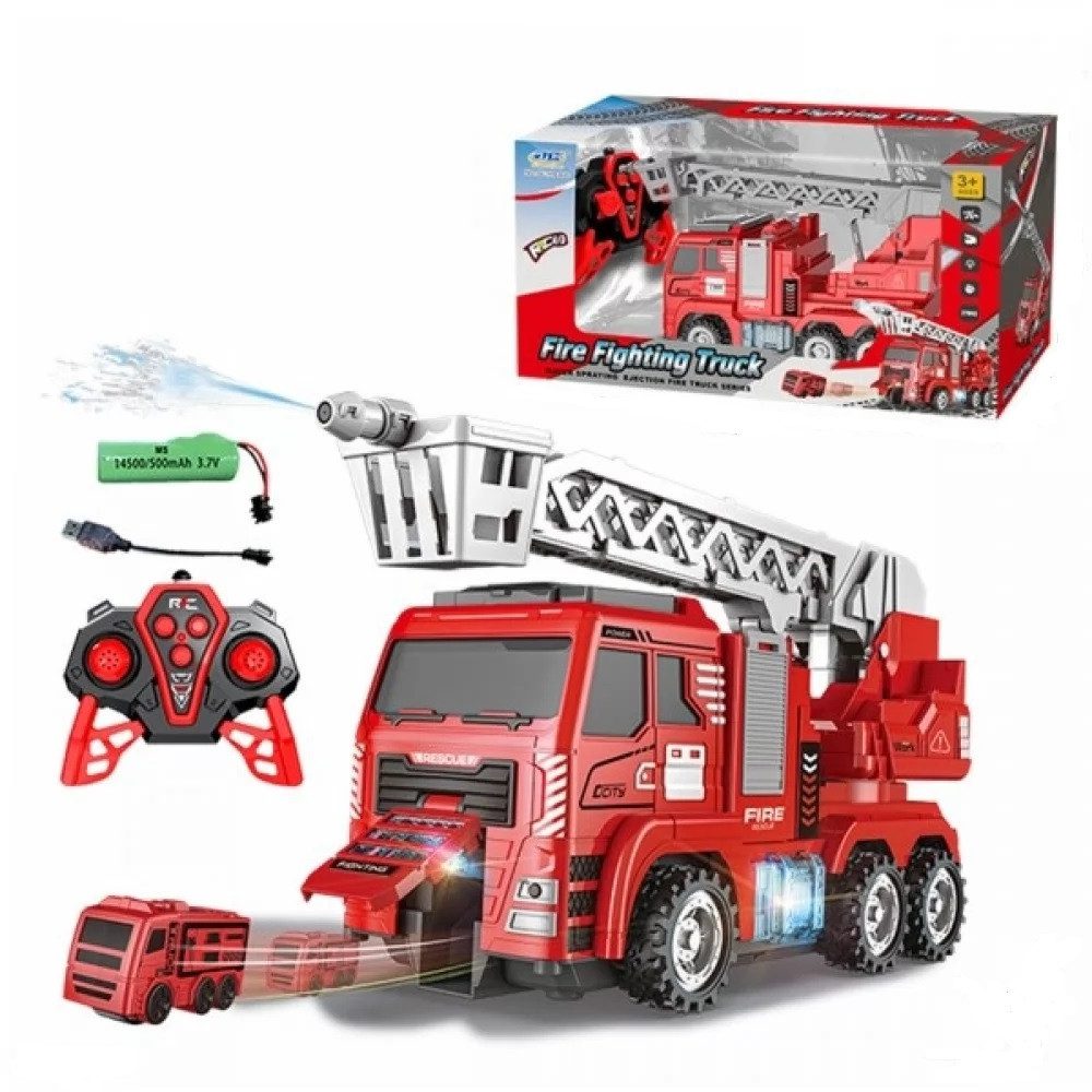 Пожежна машина на радіокеруванні (з катапультою, бризкає водою) GC169-B20 - 1