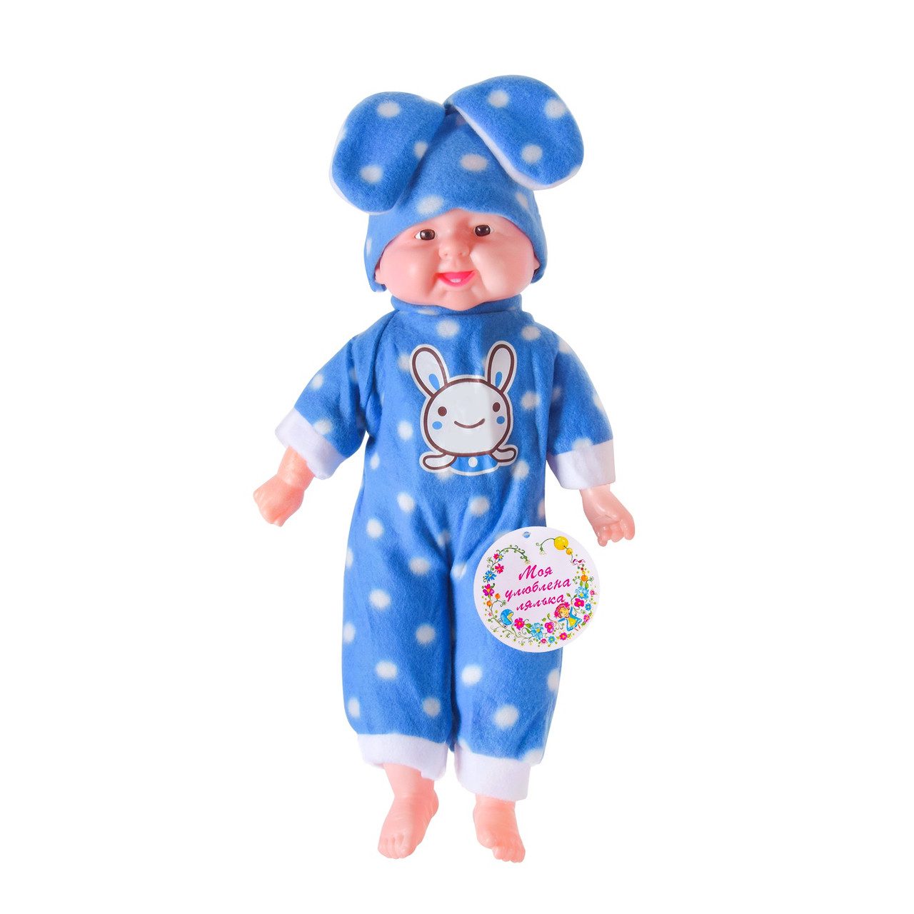 Музичний пупс Реготун (38 см., м'яконабивний) SEL-0007 - 5