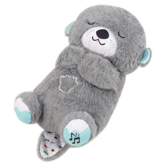 М'яка іграшка нічник із функцією дихання Видра (світло, музика) 853-1 - 3
