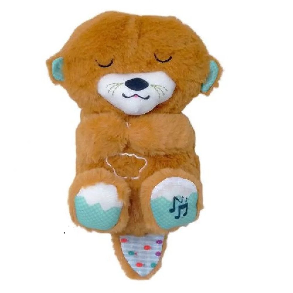 М'яка іграшка нічник із функцією дихання Видра (світло, музика) 853-1 - 4