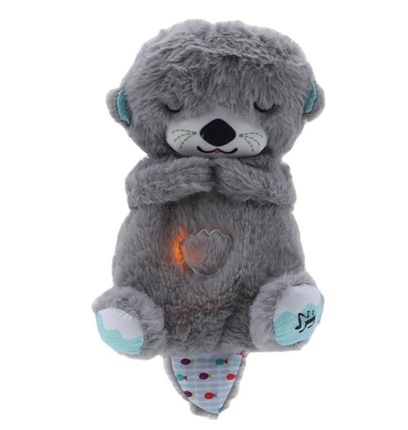 М'яка іграшка нічник із функцією дихання Видра (світло, музика) 853-1 - 8