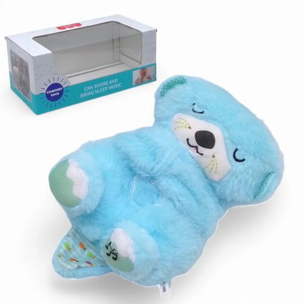 М'яка іграшка нічник із функцією дихання Видра (світло, музика) 853-1 - 6