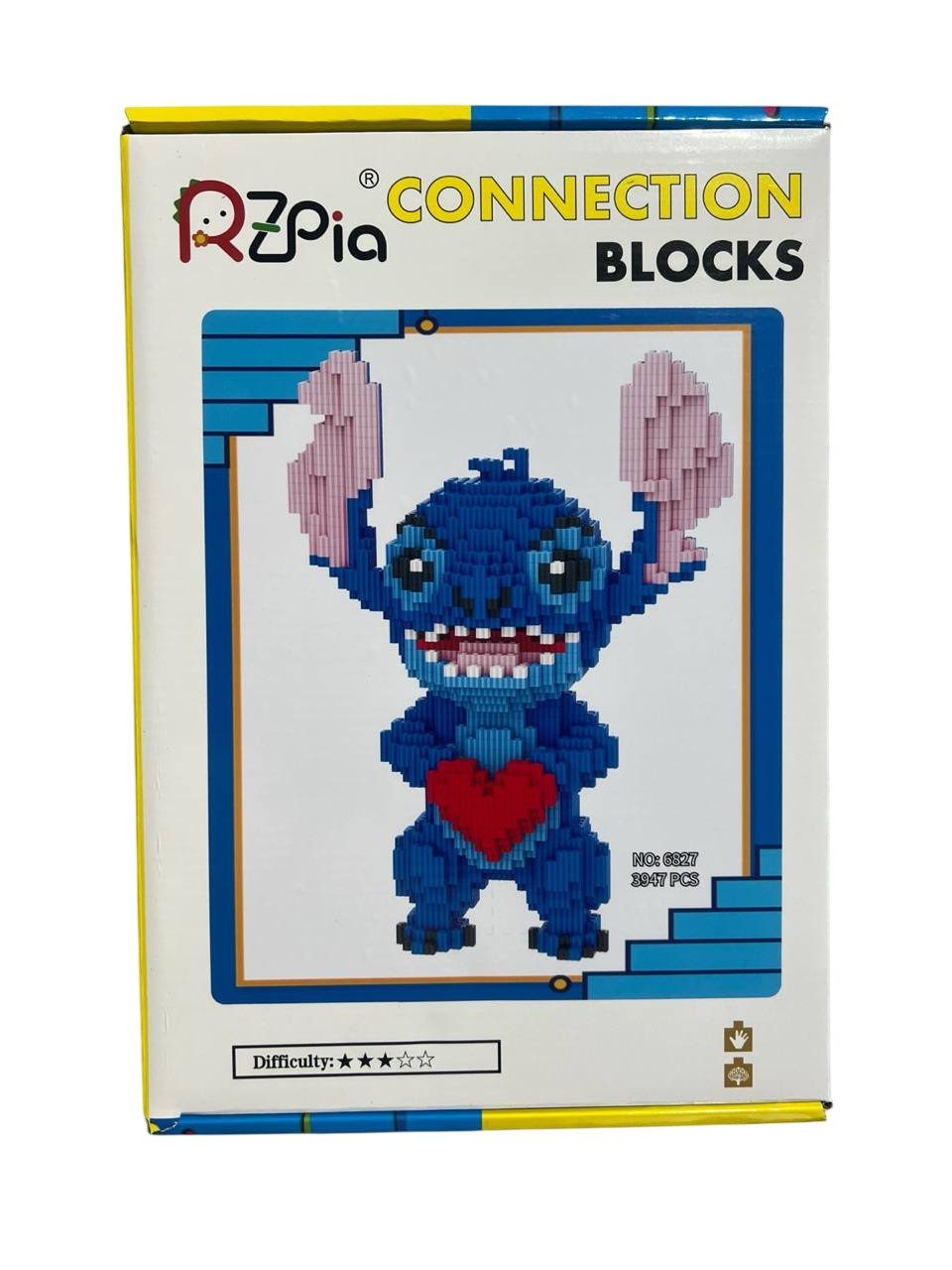 Конструктор Стіч Stitch з сердцем (синій, 3947 дет.) 6675-1 - 3