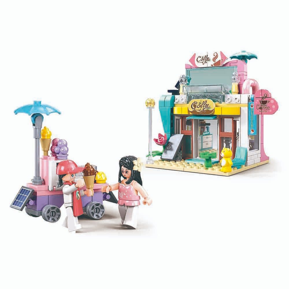 Конструктор Кафе Metropolis Рожева серія (242 деталі) M38-B1266 - 2