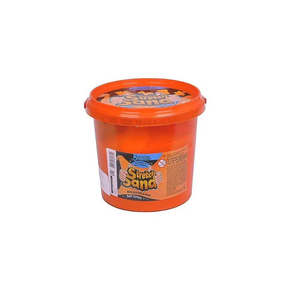 Креативна творчість Stretch Sand Danko Toys (кінетичний пісок в банці, 700 г) STS-01-01U - 7