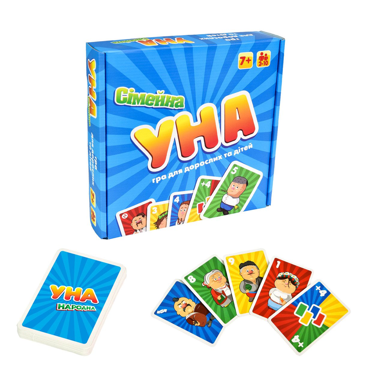 Настільна гра УНА Сімейна 2 в 1 Strateg (УКР) 30527 - 1