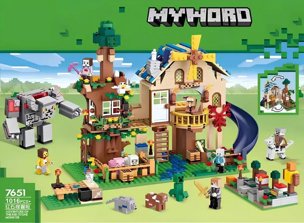 Конструктор MyWorld Будиночок на дереві (1016 дет.) 7651 - 4