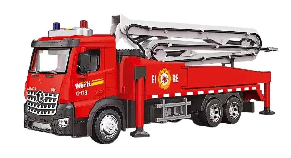 Іграшкова інерційна спецтехніка Пожежна машина (бризкає водою) 8186-1 - 2