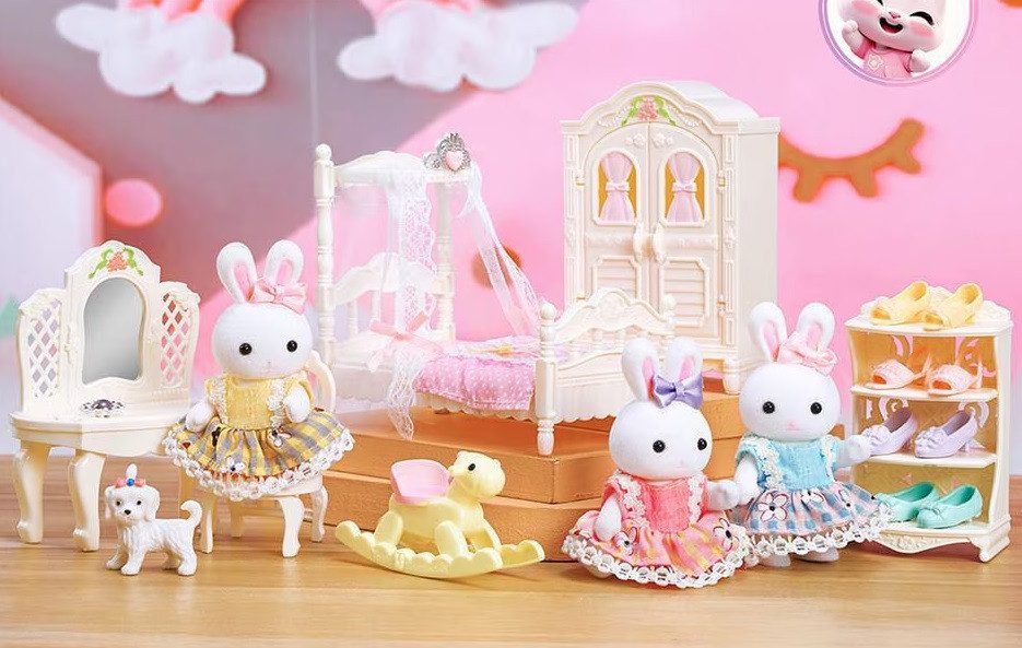 Ігровий набір меблів з флоксовими тваринами Спальня 6717 - 3