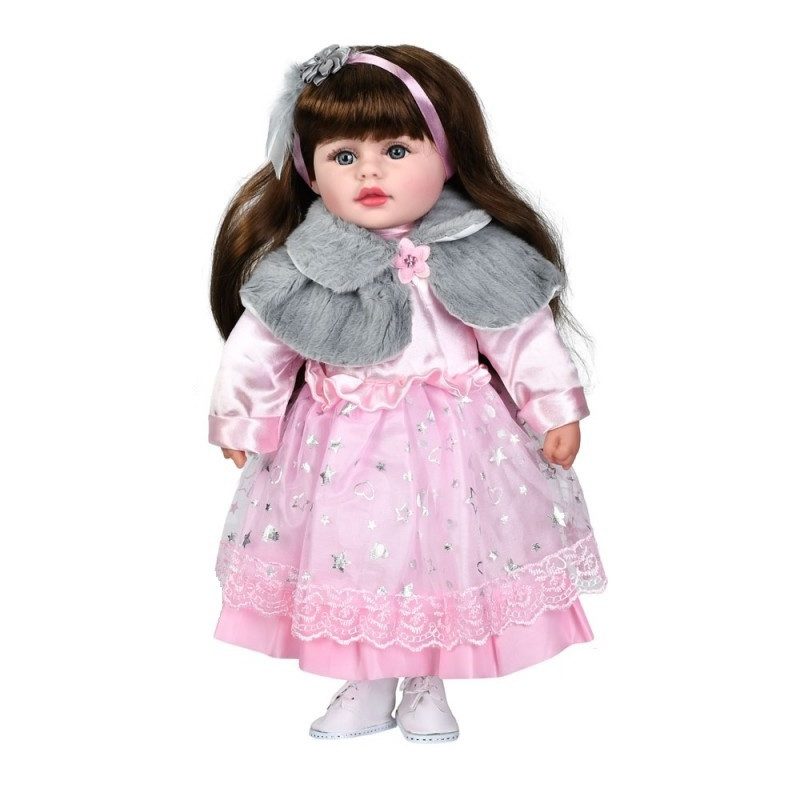 Музична навчальна м'яконабивна лялька Панночка (50 см) M 6200 I UA - 6