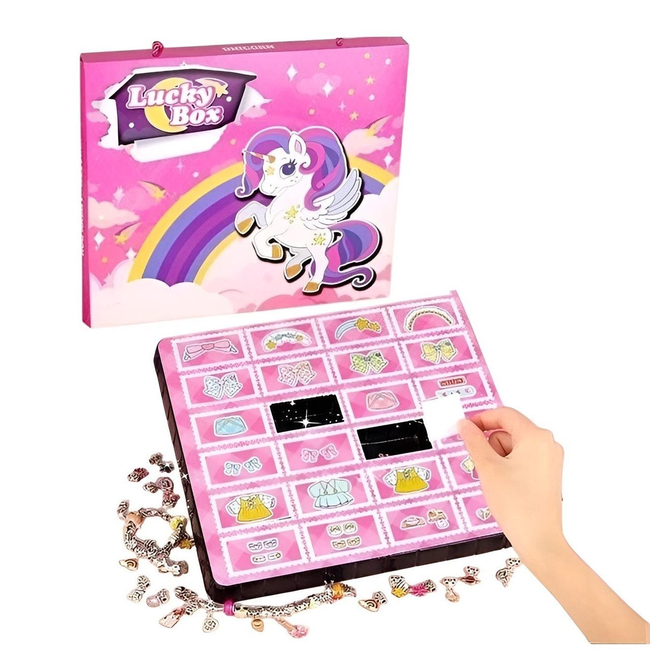 Набір прикрас (адвент-календар, шарми, підвіски) YXA-002