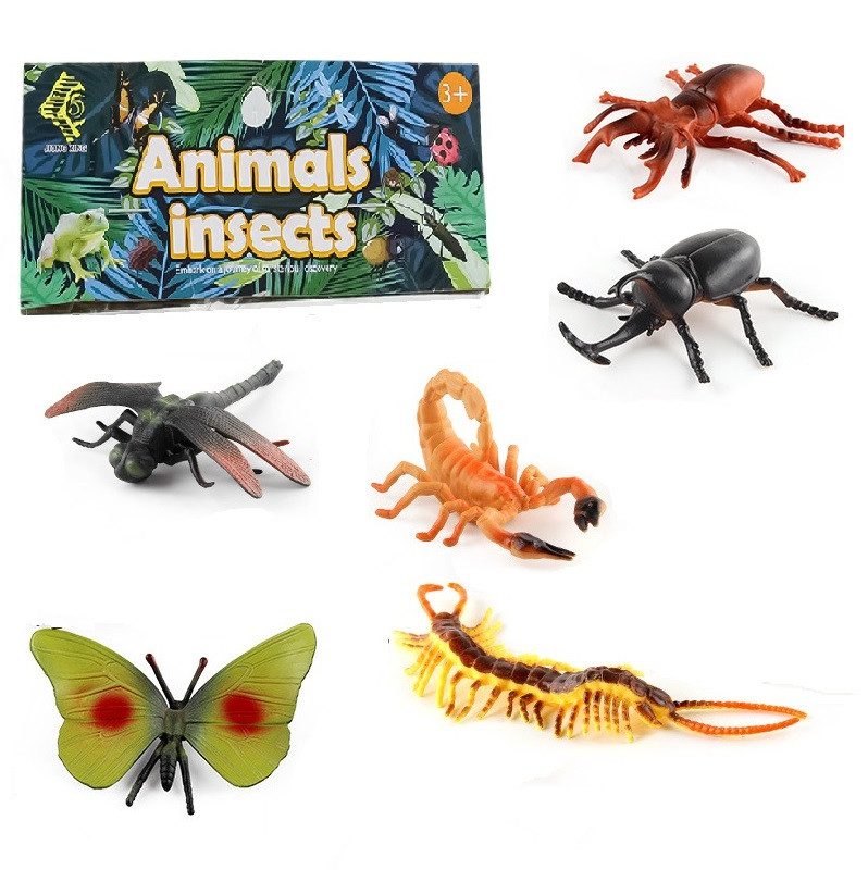 Набір комах (6 фігурок, пластик) 714 K-5A - 3