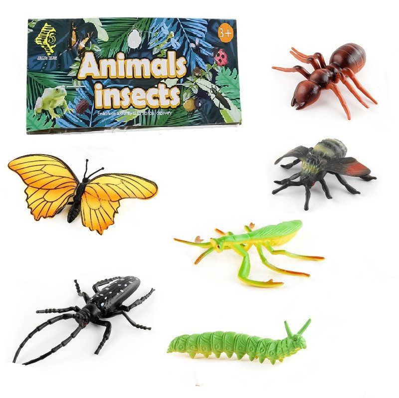 Набір комах (6 фігурок, пластик) 714 K-5A - 4