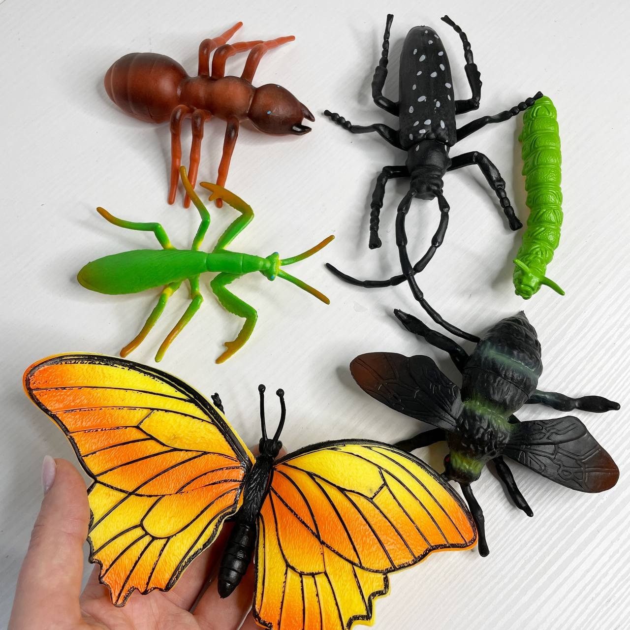 Набір комах (6 фігурок, пластик) 714 K-5A - 5