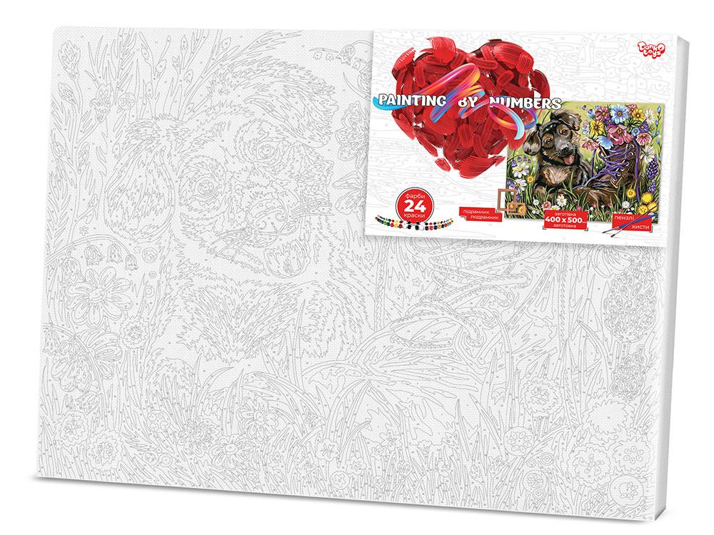 Картина за номерами PAINTING BY NUMBERS економ с.2 (40*50 см) Danko Toys KpNe-40х50-02-01 - 2